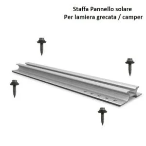 20 pezzi staffa di montaggio per pannello solare, staffa fotovoltaica