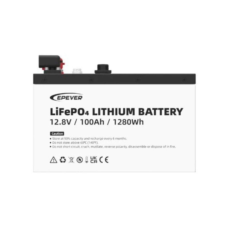 Batteria Epever LiFePO4 12,8 V 100 Ah IP65